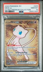 2023 Pokémon 151 Mew Ultra Premium Collection Metal #205 PSA 10