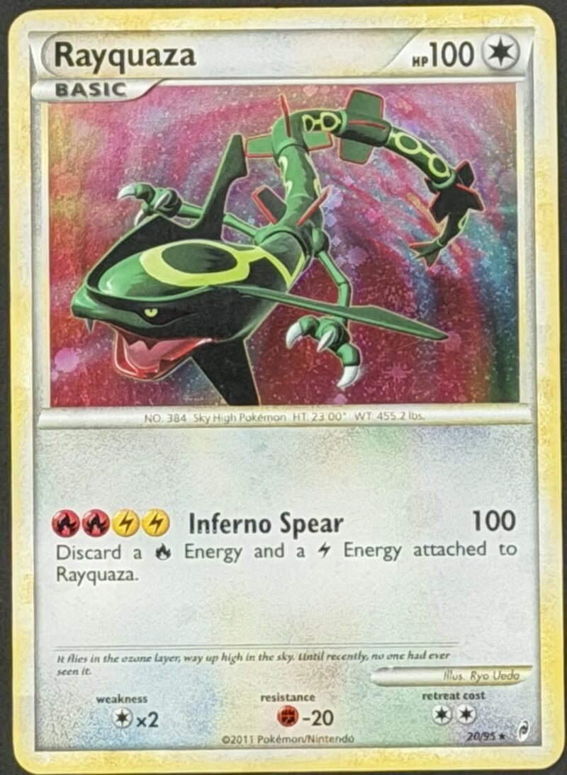 2011 Pokémon Call of Legends Rayquaza Holo Rare #20