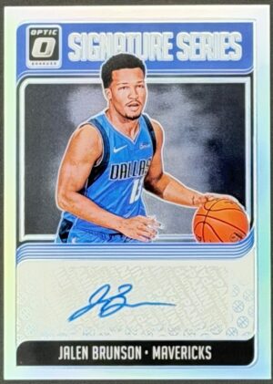 2018-19 Panini Donruss Optic Jalen Brunson Signature Series Holo Rookie Autograph