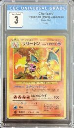 1996 Pokemon Japanese Basic Charizard Holo CGC 3 #6