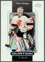 1999-00 Upper Deck Ovation Martin Brodeur Standing Ovation /50 #33